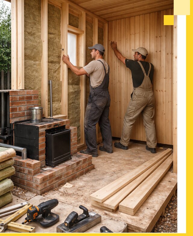 Строительство и установка дачных саун под ключ в Кингисеппе