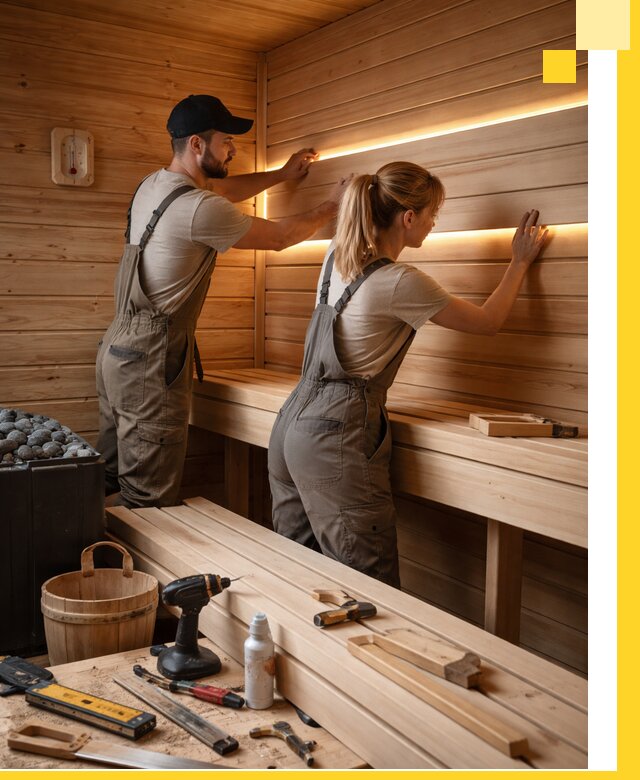 Дизайн саун и бань под ключ с индивидуальным проектом в Кингисеппе