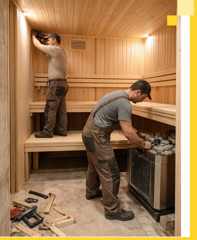 Купить сауну под ключ в Кингисеппе с монтажом и гарантией