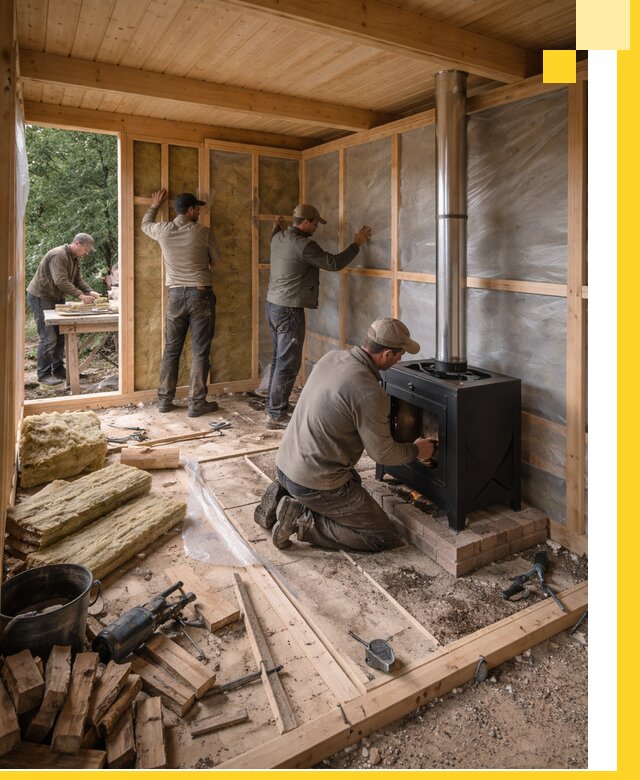 Профессиональный монтаж бань под ключ в Кингисеппе для дома