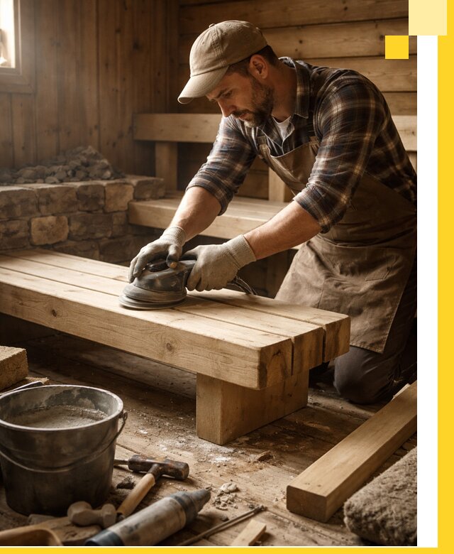 Ремонт бань под ключ в Кингисеппе с гарантией качества и сроков