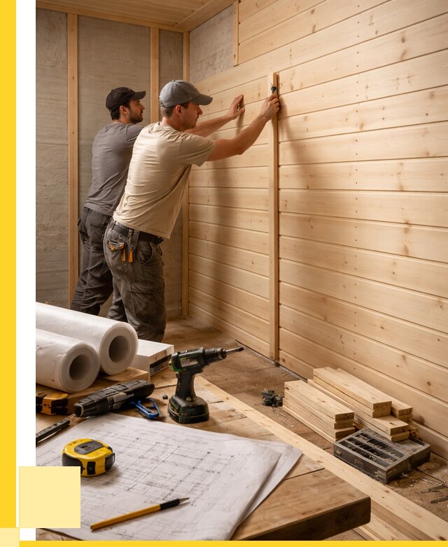 Обшивка бани вагонкой в Кингисеппе от 1246 р., ЭриданКгп