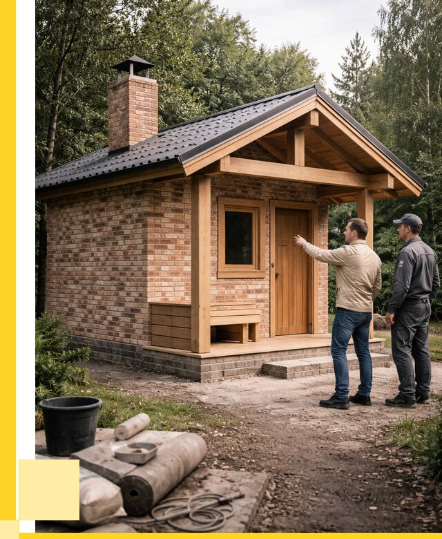 Кирпичные бани и печи в Кингисеппе от 363440 р. | ЭриданКгп