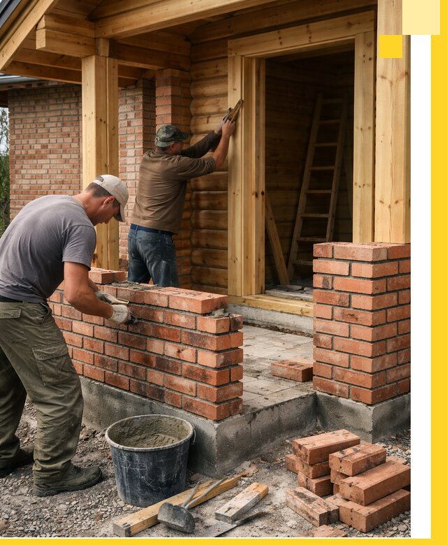 Строительство кирпичных бань под ключ в Кингисеппе с гарантией качества