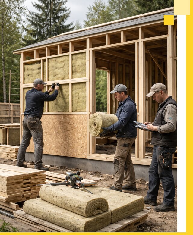 Проектирование и строительство каркасных бань в Кингисеппе под ключ