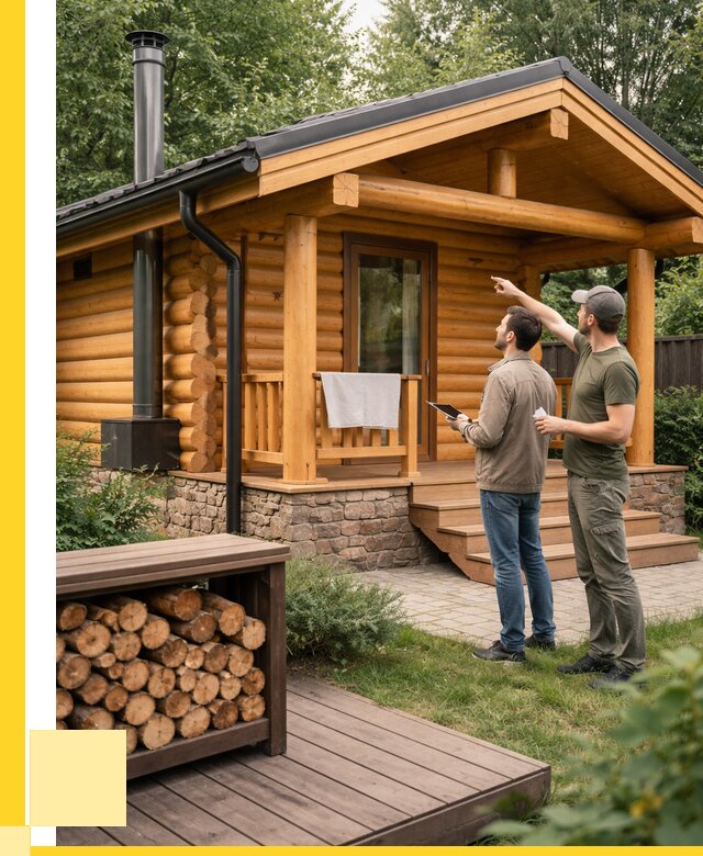 Бани для дачи под ключ в Кингисеппе от 259600 р. | ЭриданКгп