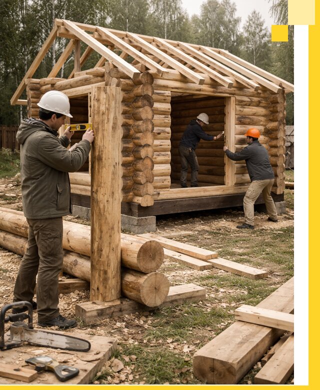 Строительство бань для дачи под ключ в Кингисеппе с доставкой и монтажом