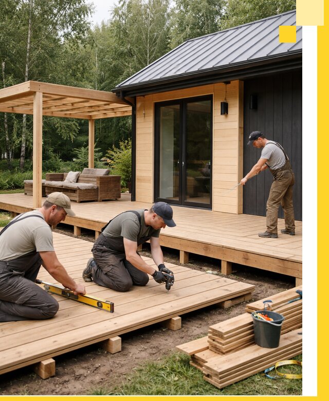 Строительство бань с террасой и бассейном под ключ в Кингисеппе