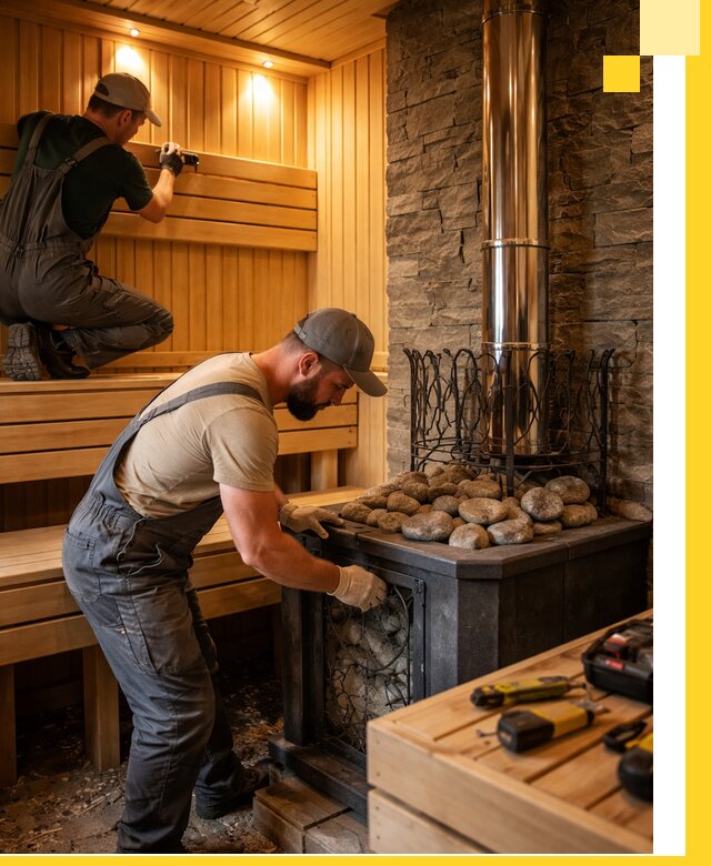 Комплексный дизайн бань, саун и зон отдыха в Кингисеппе