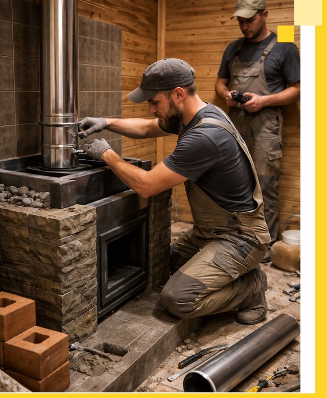 Изготовление и установка банных печей под ключ в Кингисеппе