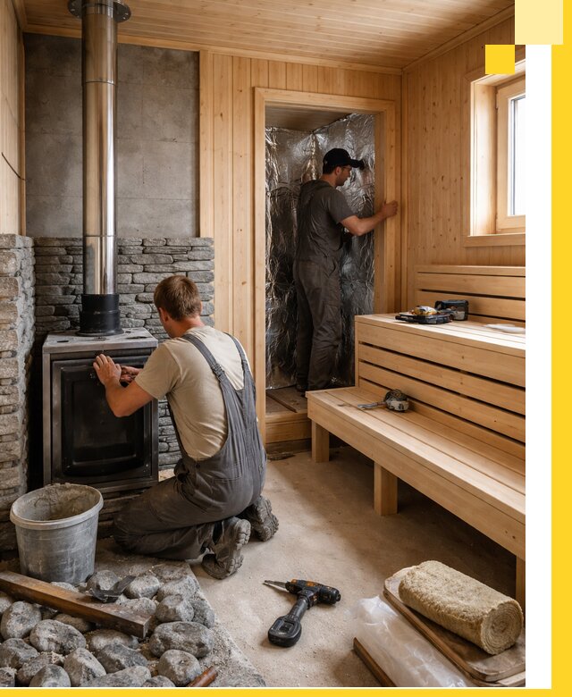 Строительство и изготовление бань под ключ в Кингисеппе