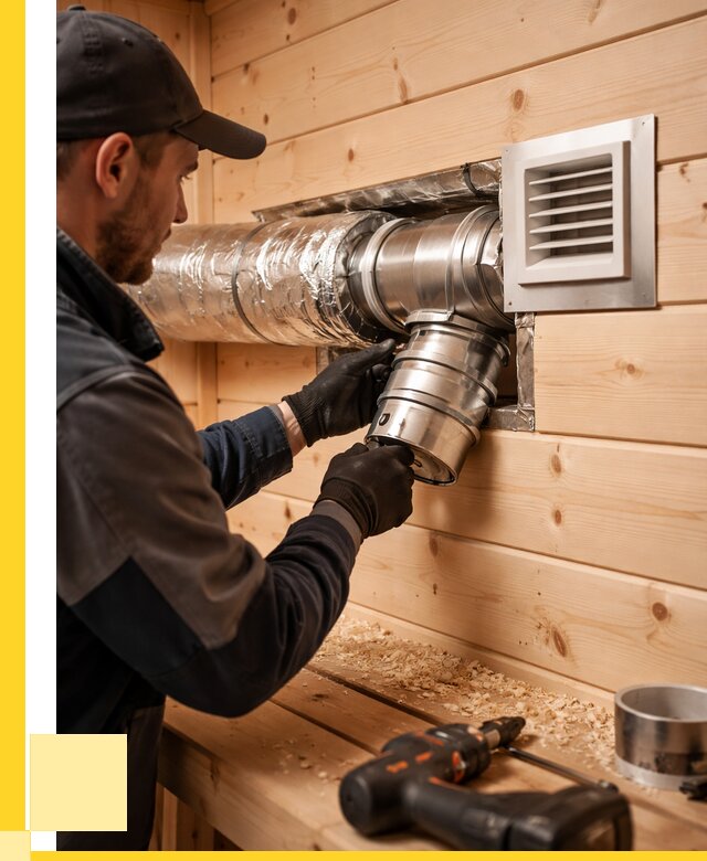 Монтаж вентиляции бани в Кингисеппе от 12461 р. | ЭриданКгп