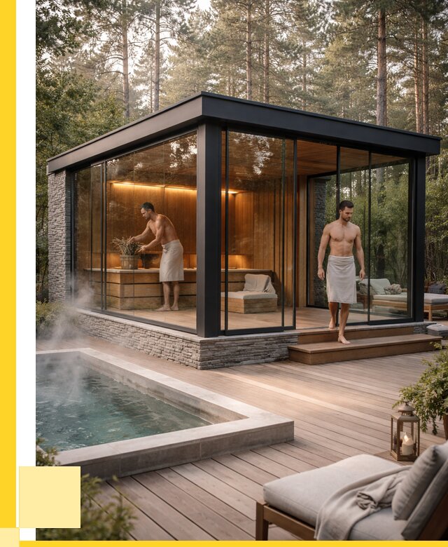 Стеклянные бани и двери в Кингисеппе от 467280 р. | ЭриданКгп