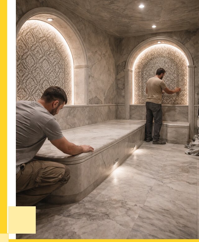 Турецкие бани под ключ в Кингисеппе от 259600 р. | ЭриданКгп